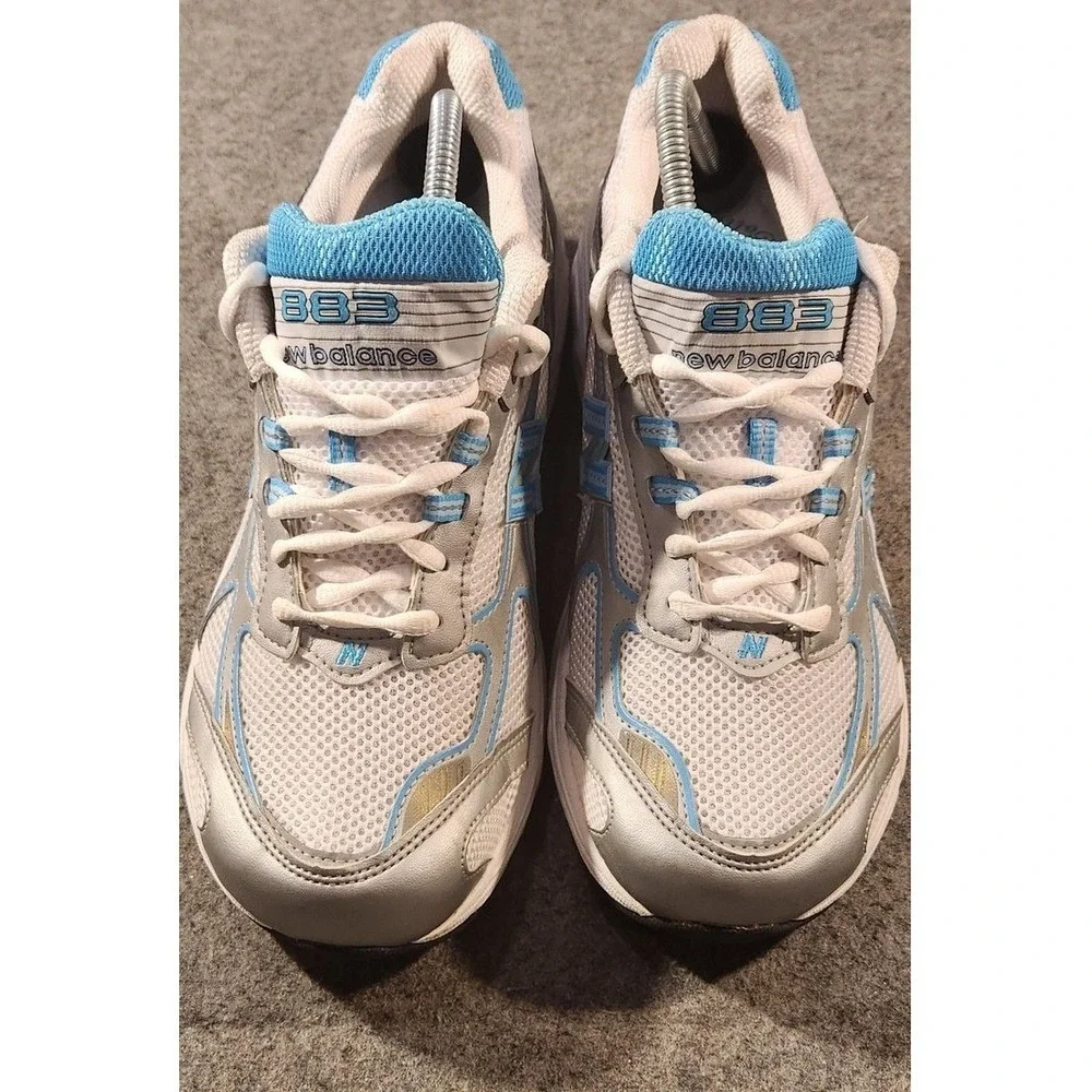New Balance 880 Running Shoes Womens Size 9.5 White‎ Blue Mesh Athletic Sneakers